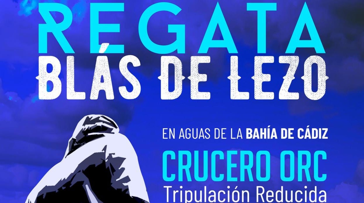 Cartel de la regata Blas de Lezo que se celebra este fin de semana.