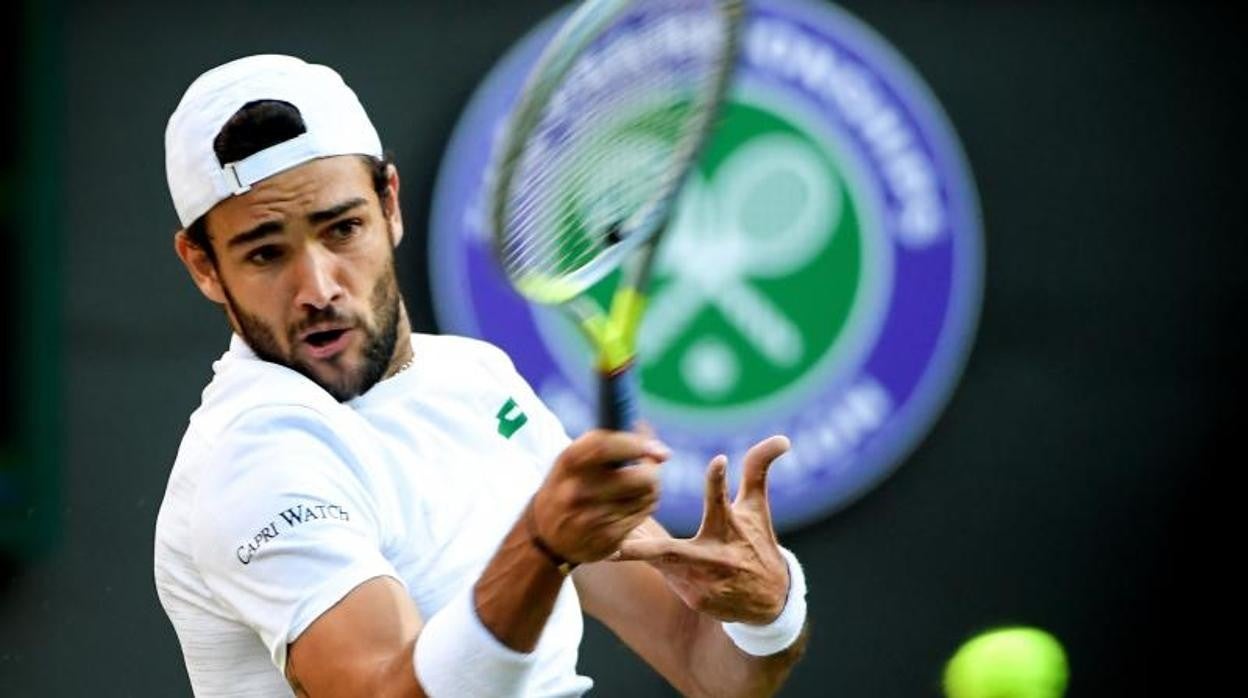 Berrettini, primer italiano en la final de Wimbledon