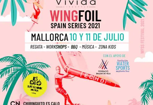 El Wing Foil estrena en El Arenal su circuito exclusivo