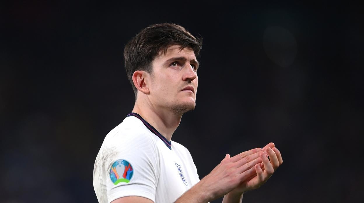 Maguire, tras la final de la Eurocopa