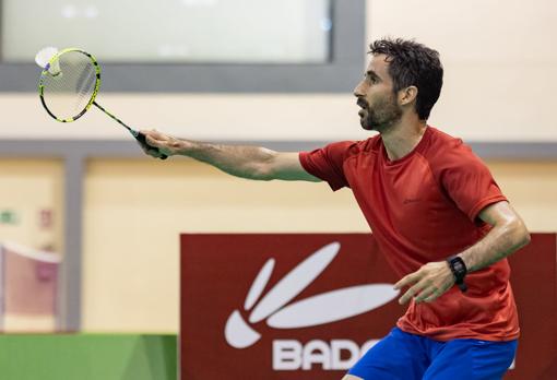 Pablo Abián, durante una competición