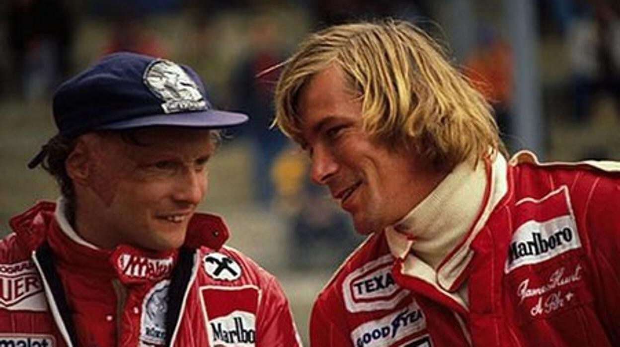 Niki Lauda y James Hunt