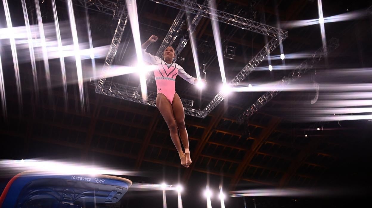 Andrade, durante una prueba en Tokio 2020