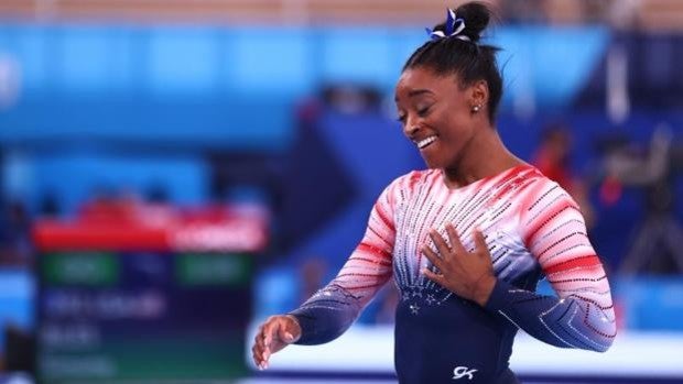 Regreso de bronce de Simone Biles