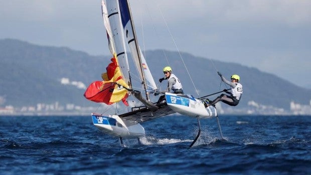 Tara Pacheco y Florian Trittel se van de Tokio con un diploma olímpico en Nacra 17