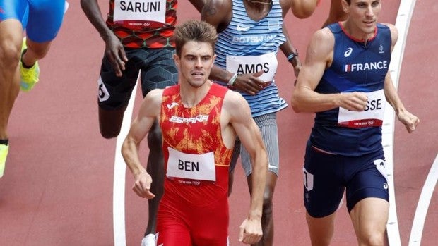 Adrián Ben acaba quinto en la final de 800 metros