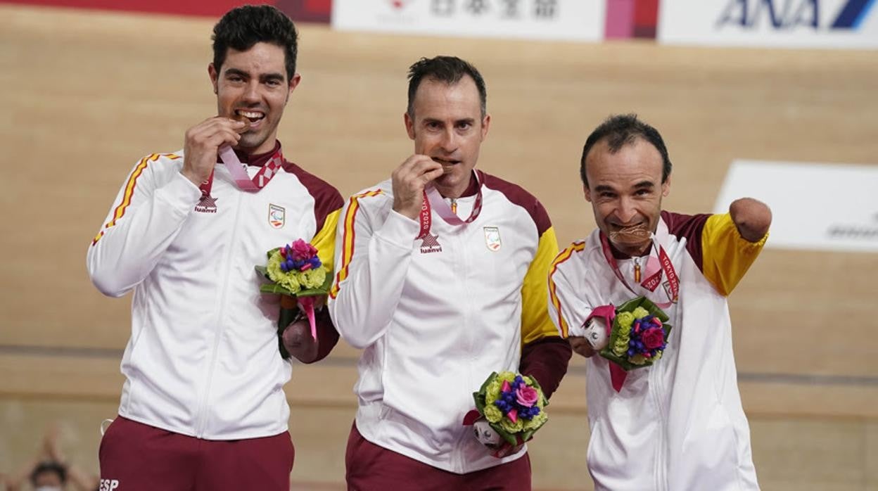 Cabello, Jaramillo y Ten, con el bronce en velocidad por equipos