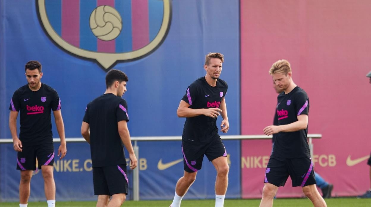 El Barcelona realizó ayer el último entrenamiento antes de medirse al Bayern