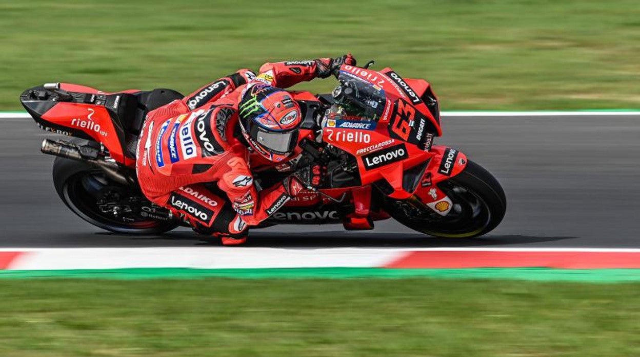 Bagnaia saldrá primero este domingo tras lograr el mejor tiempo en la Q2