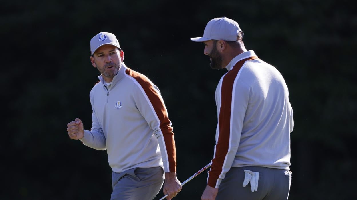 Sergio García y Jon Rahm ganaron de nuevo como pareja después de remontar tres hoyos de desventaja