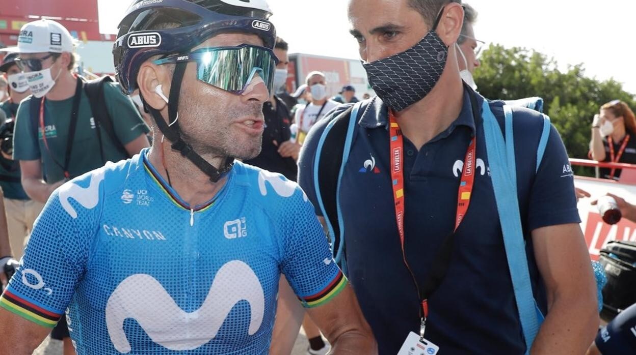 Alejandro Valverde regresa en Sicilia tras su operación de clavícula