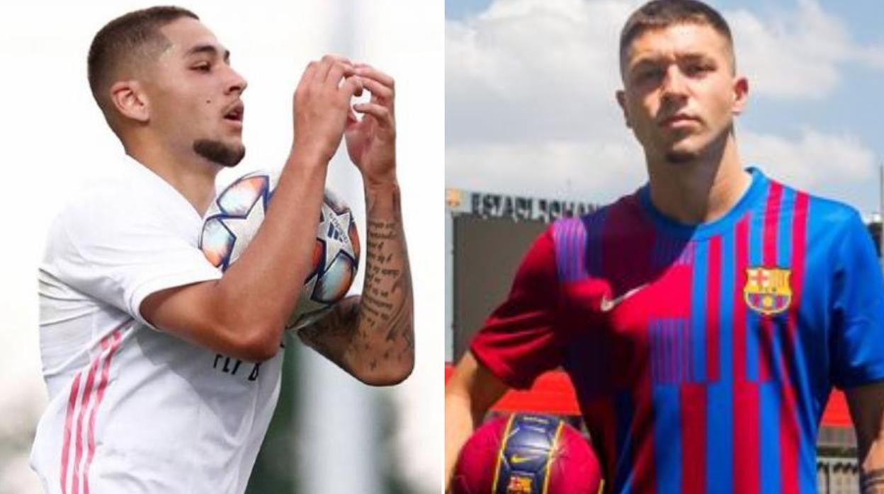 Un Real Madrid-Barcelona inédito: los Aranda, hermanos y rivales en el mini clásico