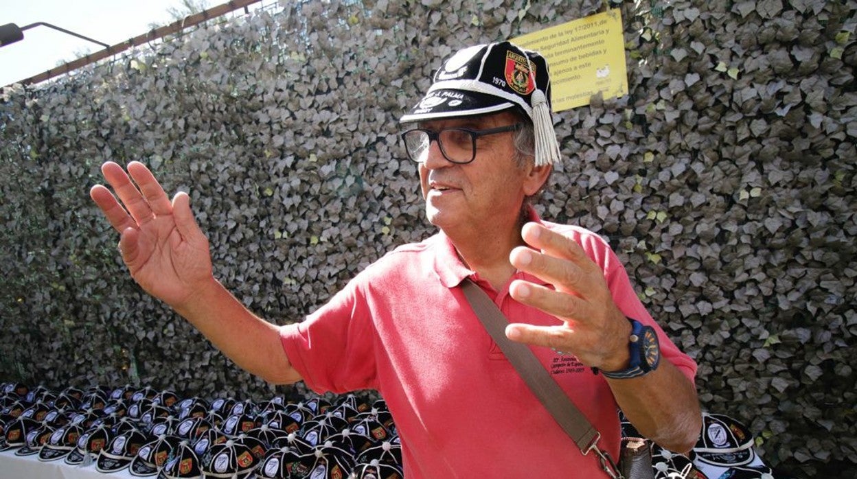 Andrés Palma, veterano del rugby con una de las 'caps'