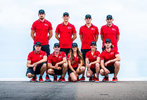 El equipo español que está presente en Cádiz esta semana.