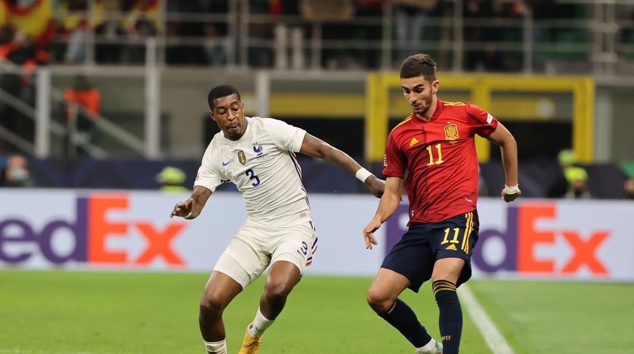 Torres, durante la final de la Liga de Naciones ante Francia