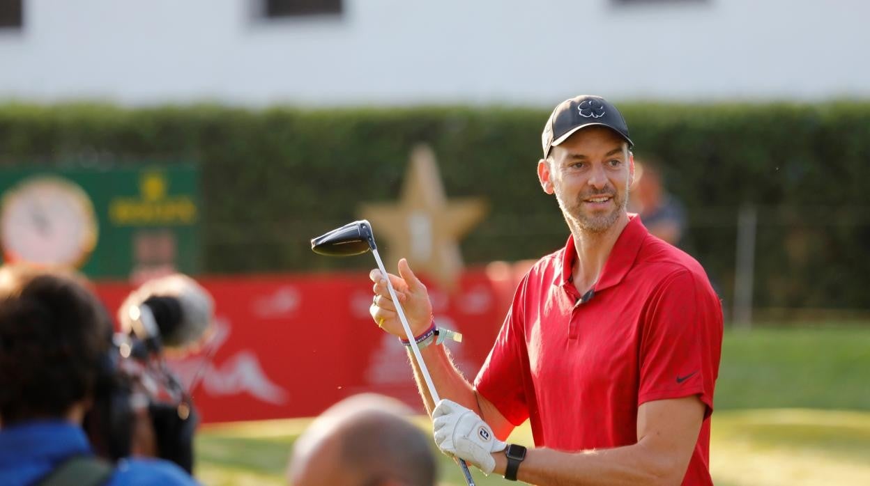 Pau Gasol, en su priemer Pro-Am en el EDAM de Valderrama