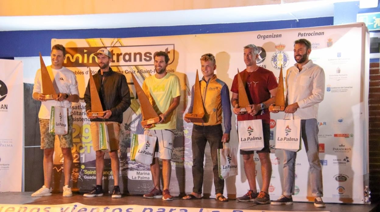 Se entregaron los trofeos de la primera etapa de la Minitransat