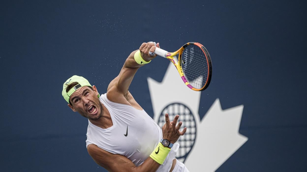 Nadal, durante una de sus últimas apariciones deportivas