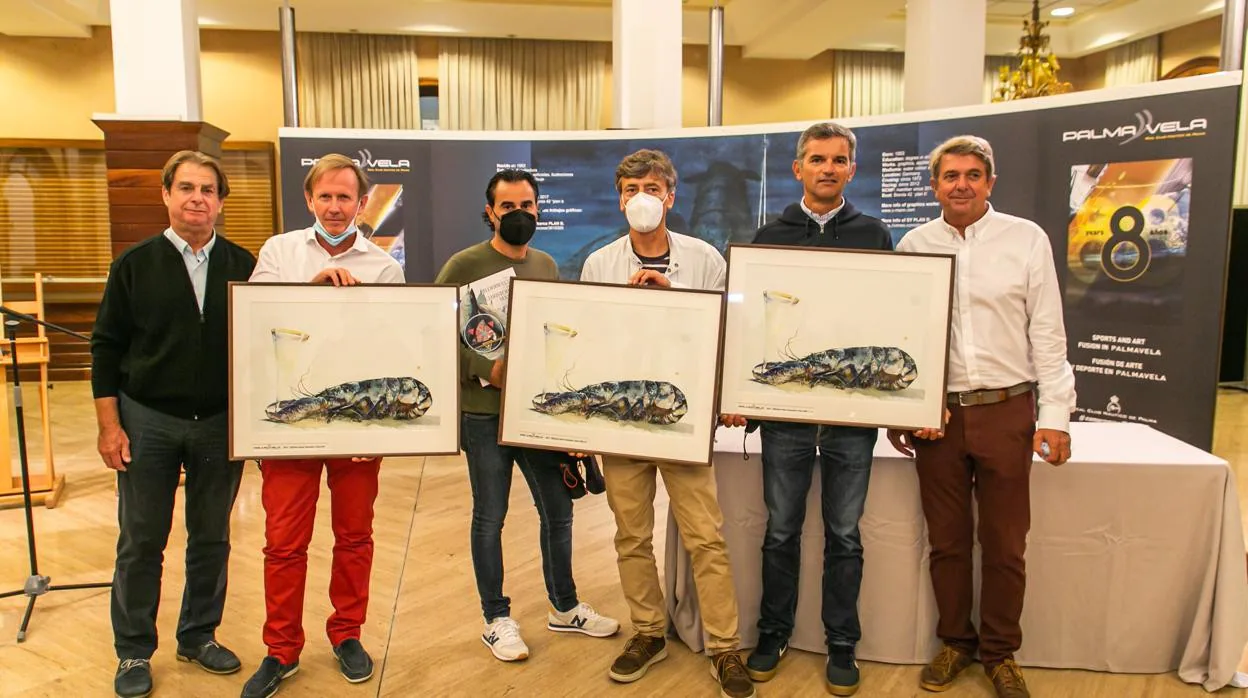 Los vencedores de la regata de altura de la PalmaVela recibieron sus trofeos