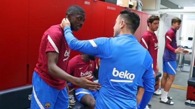 Dembélé y Coutinho, cara y cruz de Xavi