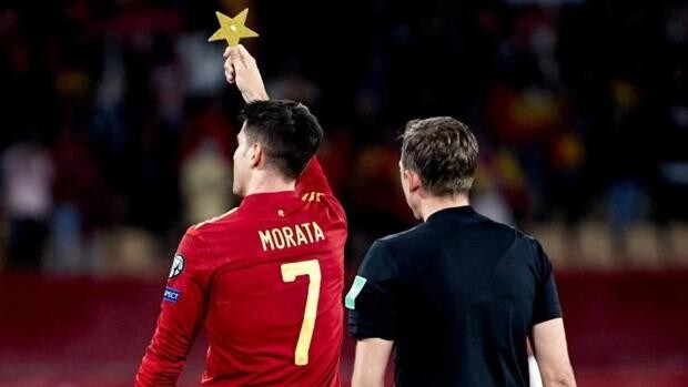 Un gol con estrella: la especial celebración del tanto de Morata