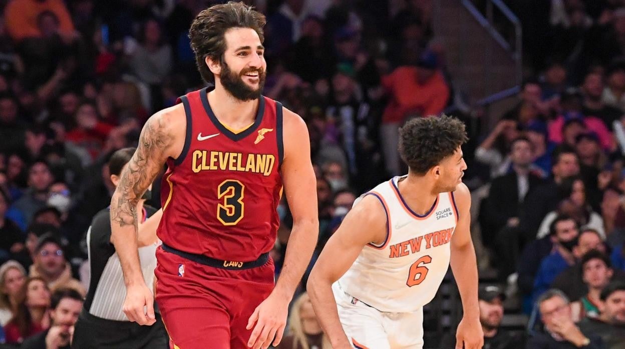 Ricky Rubio, en un partido de los Cavaliers