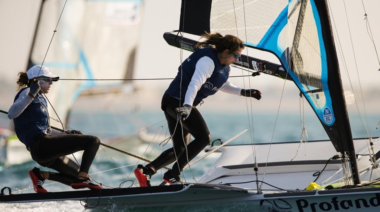 Suárez y Cantero, quintas en el Mundial de 49er FX