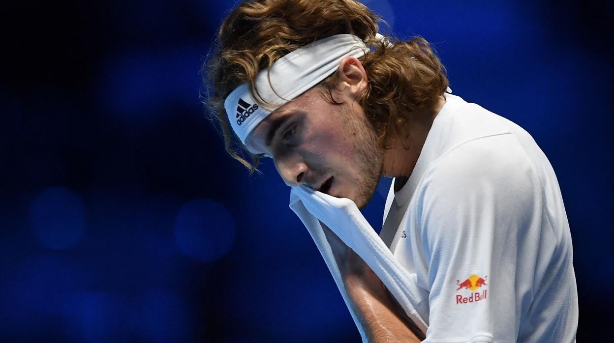 Tsitsipas, la semana pasada durante la final de la Copa de Maestros