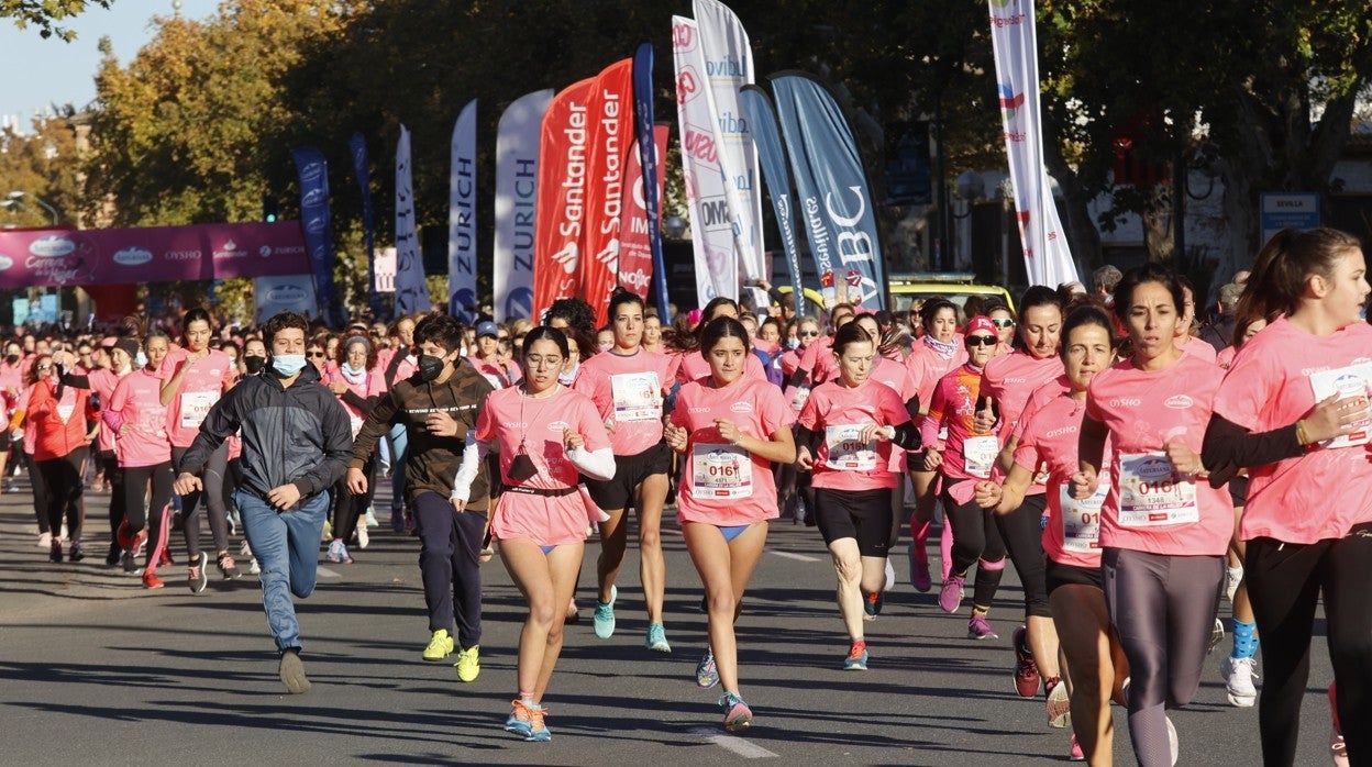 Salida de la Carrera de la Mujer de Sevilla