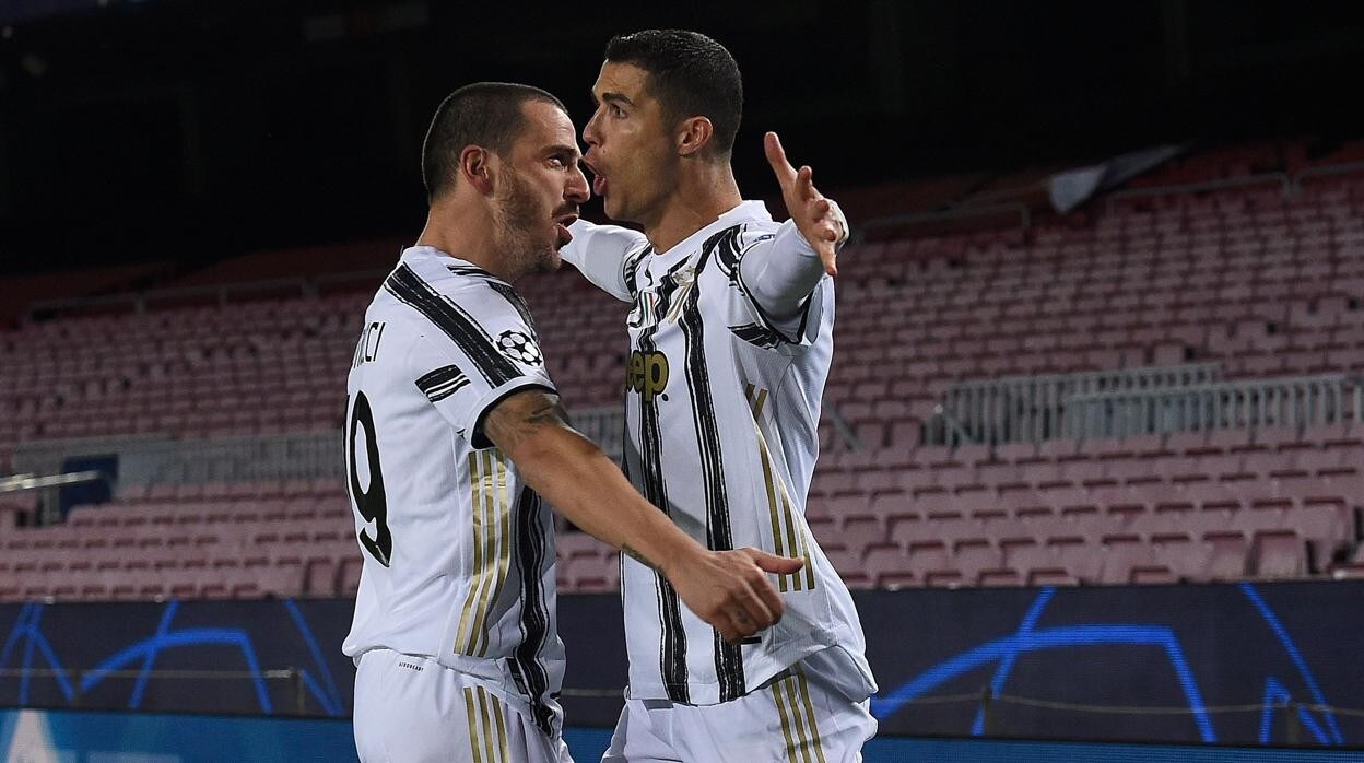 Bonucci y Cristiano, durante su etapa juntos en la Juventus