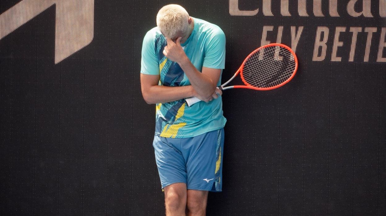 Bernard Tomic, durante su partido