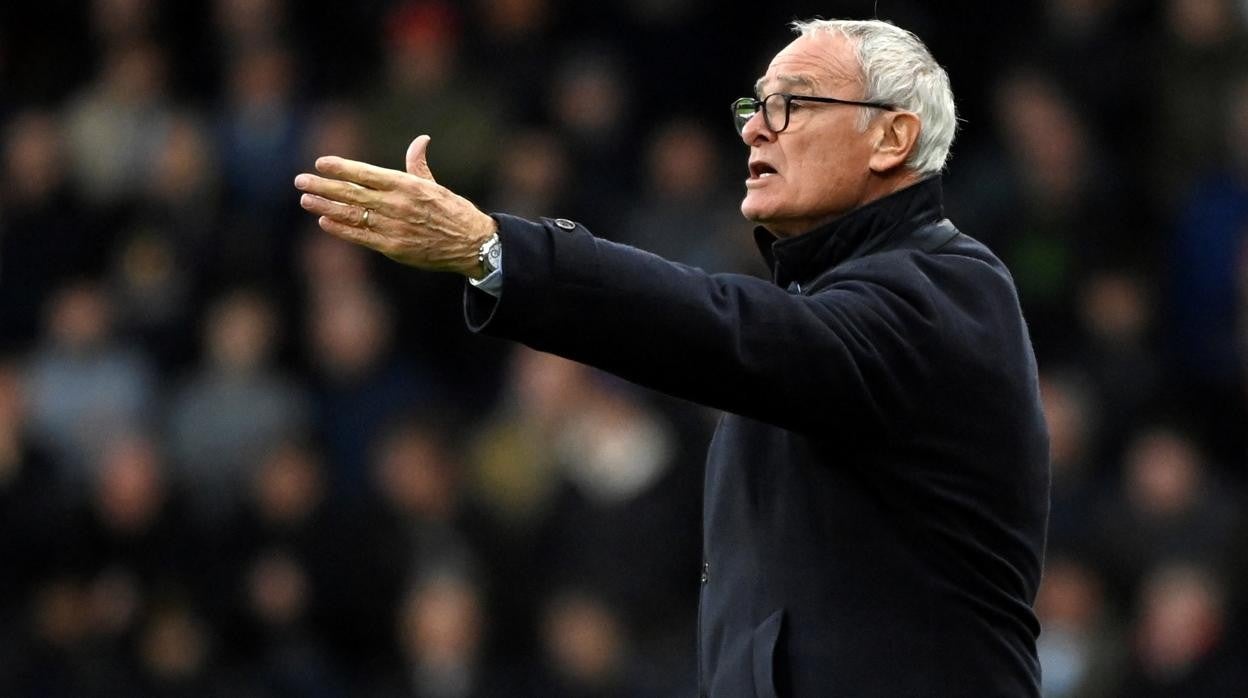 Claudio Ranieri, durante un partido del Watford