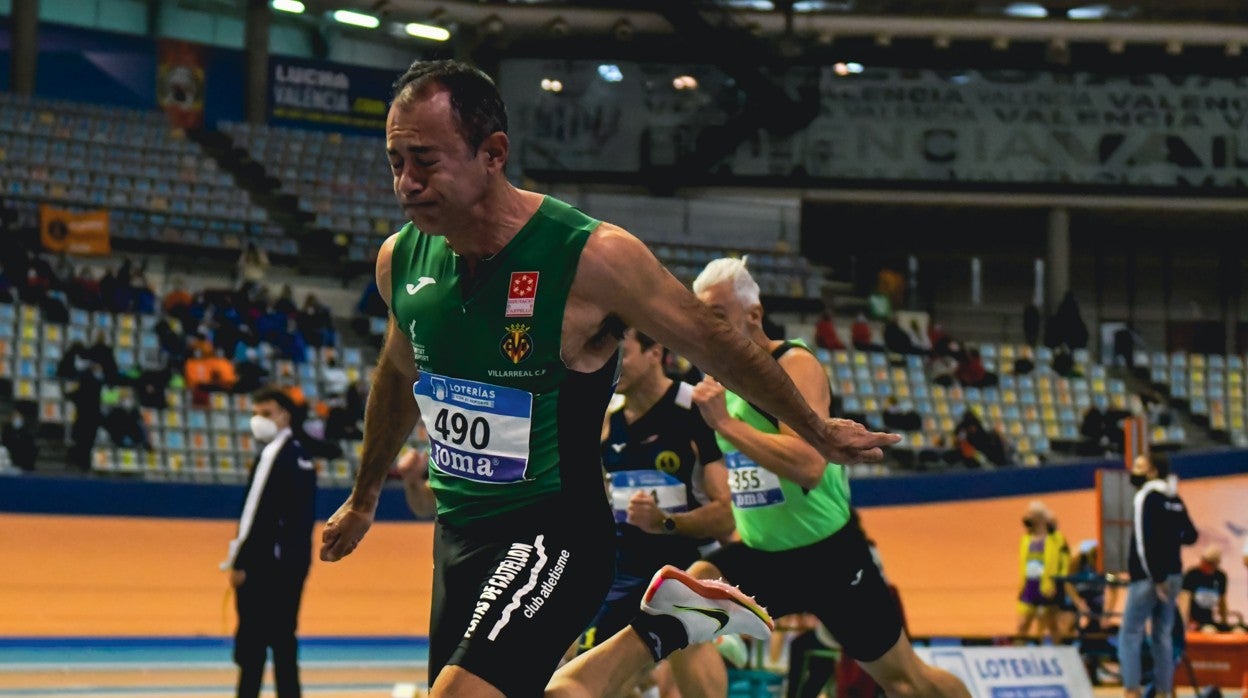 Jesús Molinero, en el Campeonato de España Máster en Valencia