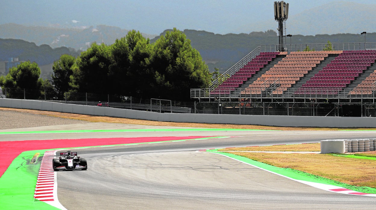 El circuito de Montmeló, en unos ensayos de pretemporada