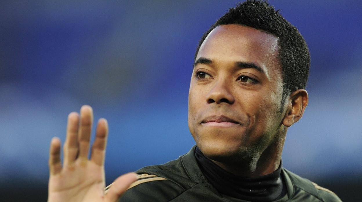 Robinho, en su etapa en el Milan