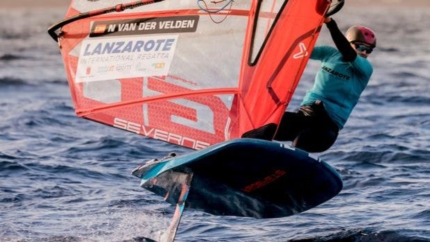 Nicole van der Velden, ganadora de la Regata Internacional de Lanzarote