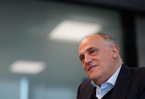 Javier Tebas: «Lo que Florentino hace para el Madrid no lo quiere para LaLiga»