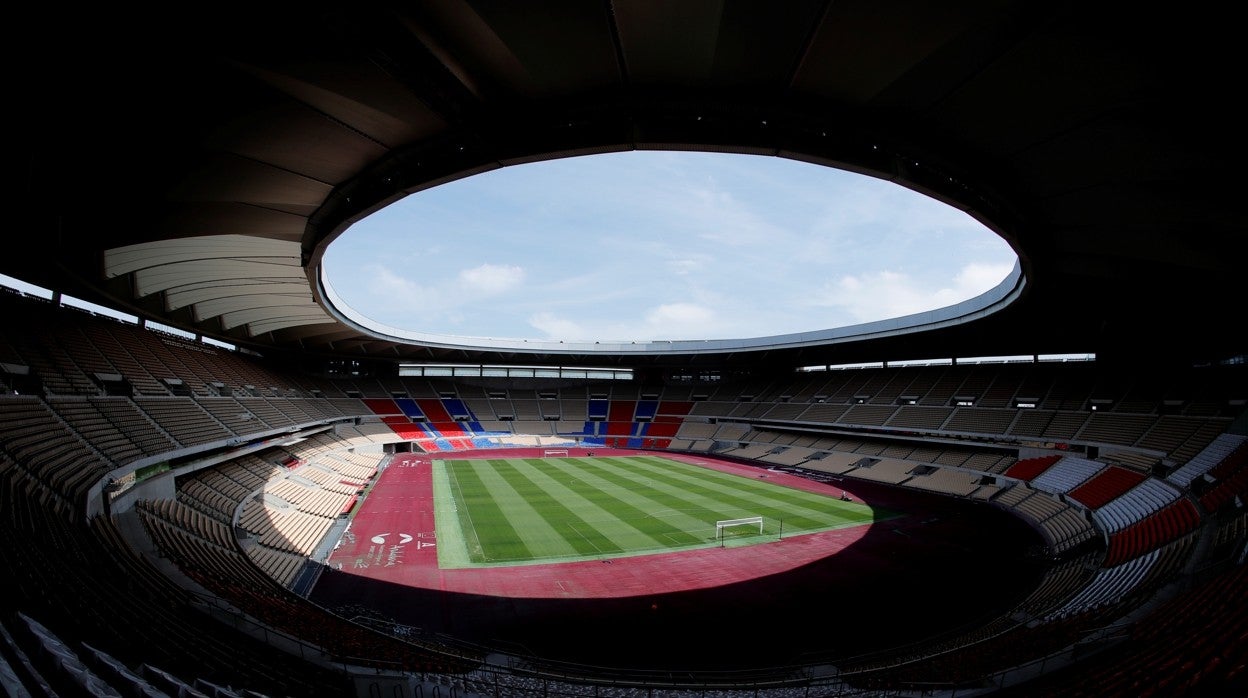 El estadio de la Cartuja de Sevilla