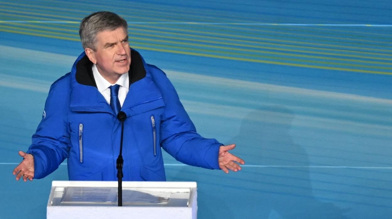 Thomas Bach hizo un llamamiento a la paz en los Juegos de Pekín 2022