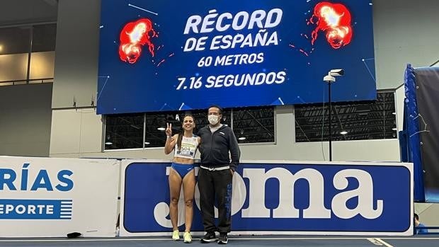 Maribel Pérez vuelve a pulverizar el récord de España de 60 metros: 7.16