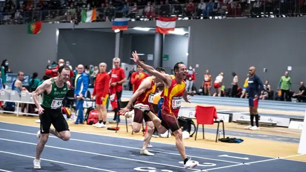 El sevillano Jesús Molinero, campeón de Europa máster de los 60 metros lisos