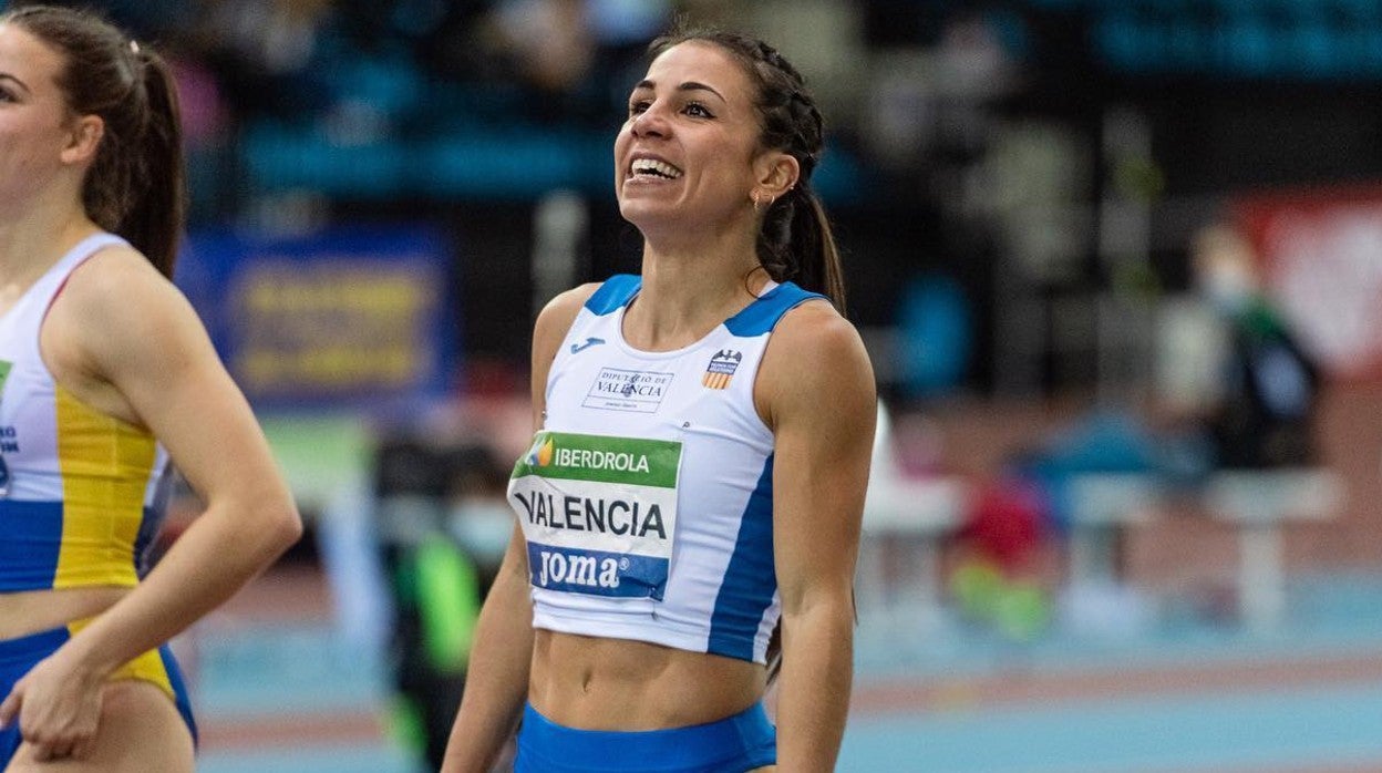 Maribel Pérez, plusmarquista nacional de 60 metros