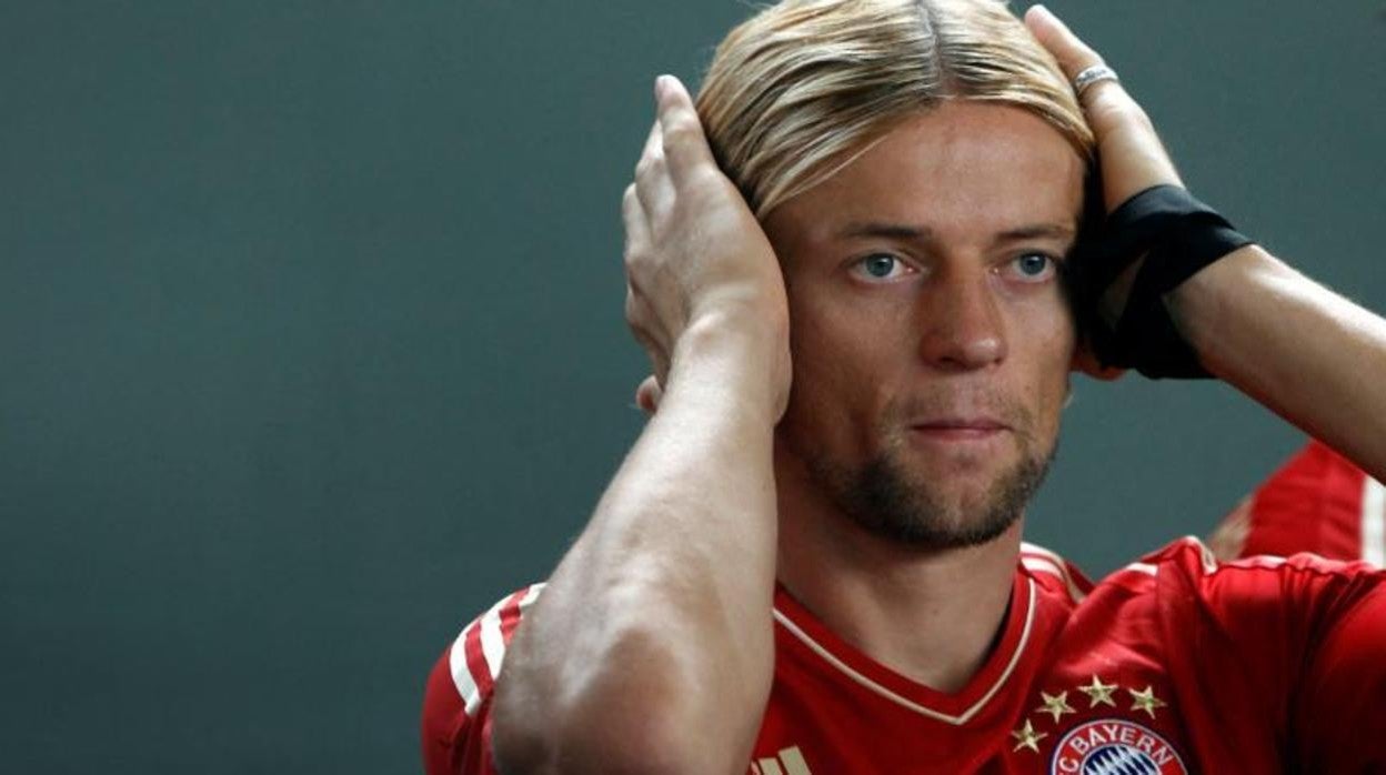 Tymoshchuk, cuando era jugador del Bayern en 2012