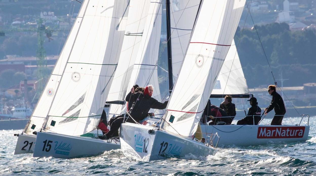 «Marnatura» impuso su ley en las Villalia Spring Series de J70 en Vigo