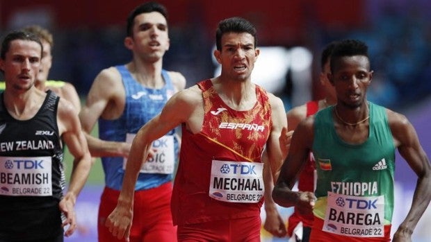 Adel Mechaal, lejos de las medallas en el 3.000