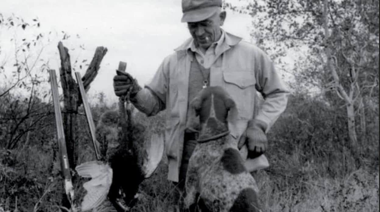 Aldo Leopold, en una jornada de caza