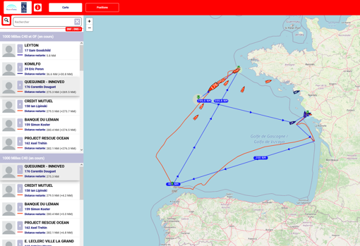 Victoria de «Leyton» en Ocean Fifty y «Quéguiner-Innoveo» lidera en Class40 las 1000 Milles des Sables