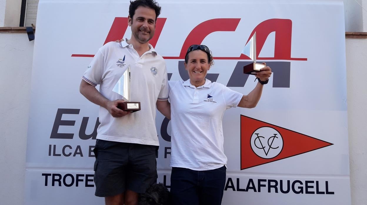 Javier Echavarri (ILCA7) y Mònica Azón (ILCA6) se proclaman campeones del Master del CVC