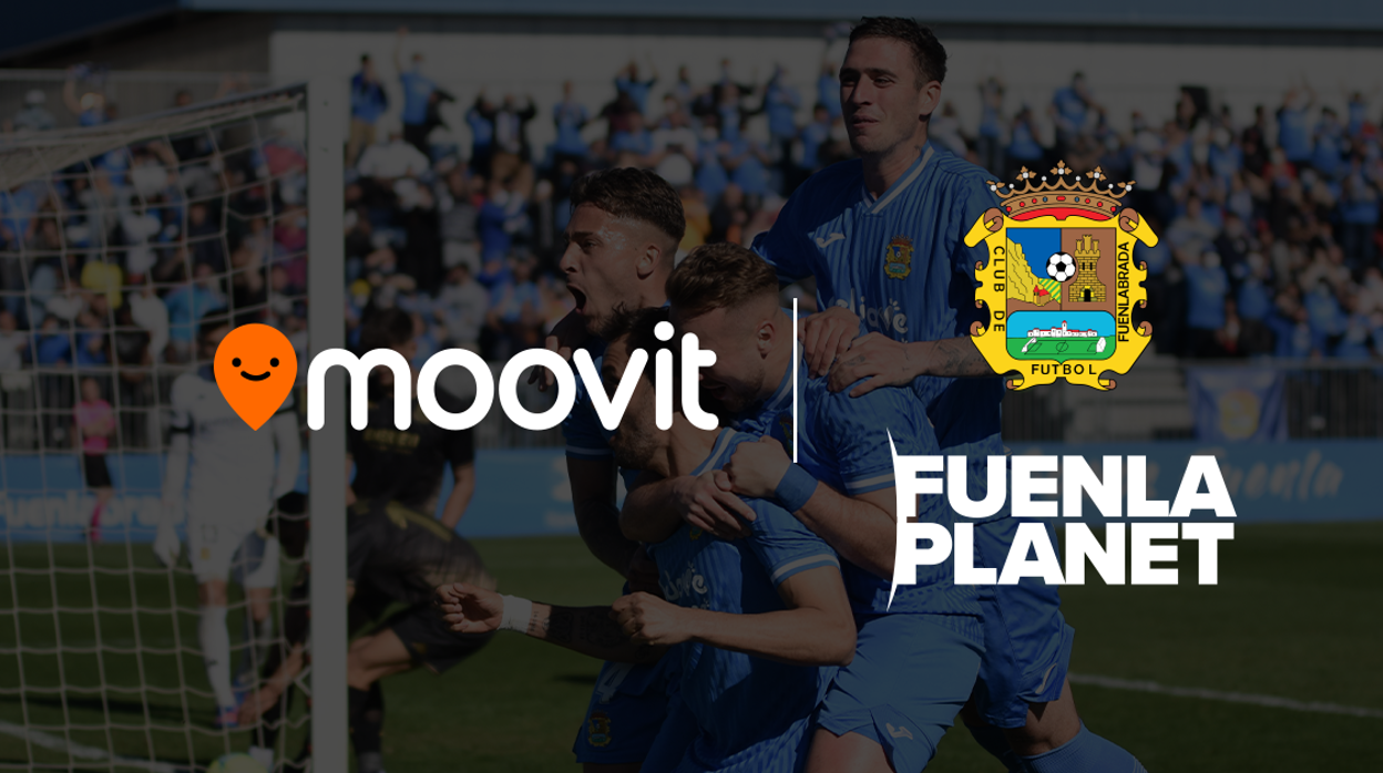 Acuerdo entre el CF Fuenlabrada y Moovit para reforzar su proyecto 'Fuenla Planet'