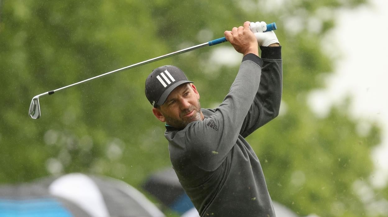 Sergio García durante el Wells Fargo Championship